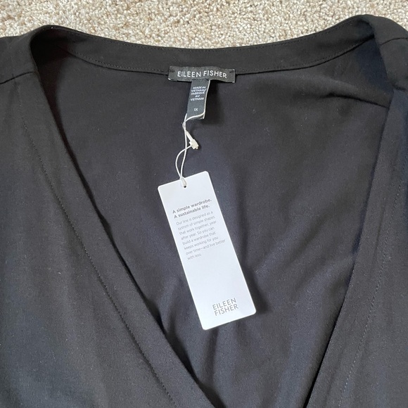 NWT Eileen Fisher Wrap Dress - Picture 4 of 5